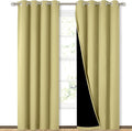 NICETOWN Full Shading Curtains 90" Long 2 Panels Set by NICETOWN