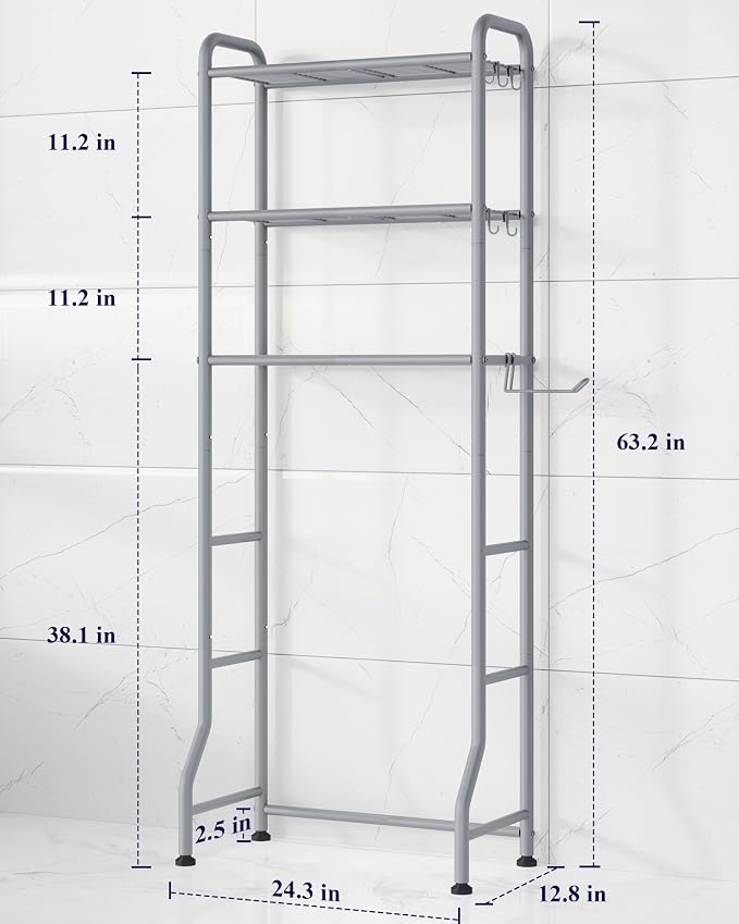 Kitsure Over Toilet Storage Rack - Image 2