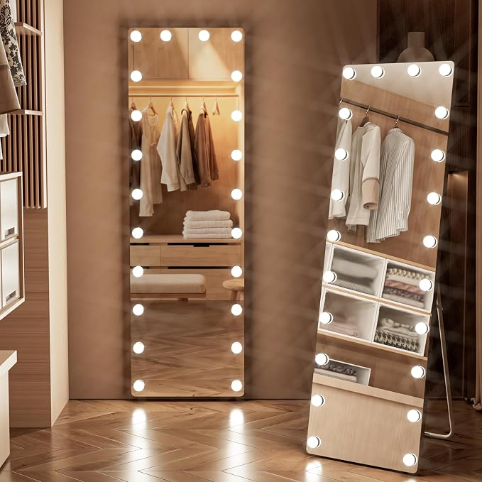 Kosmonia 64x22 Hollywood Full Length Mirror - Image 2