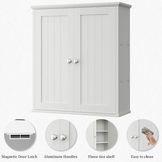 Shintenchi Bathroom Wall Medicine Cabinet - Image 5