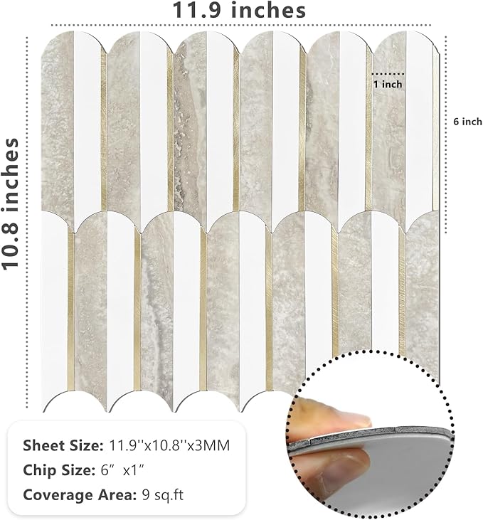 Vamos Peel and Stick Backsplash Seamless Tile - Image 6