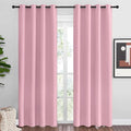 NICETOWN Crystal Pink Blackout Curtains Grommet by NICETOWN