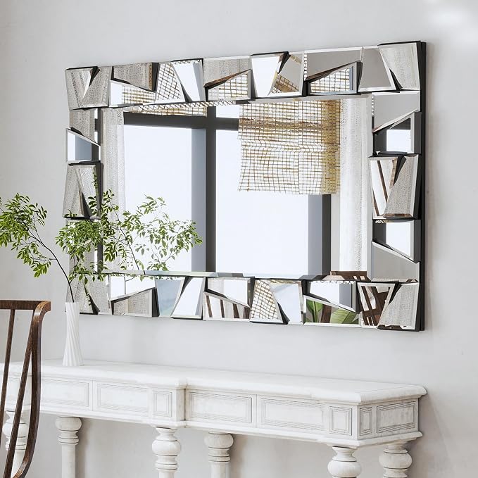 Chende Decorative Mirrors for Wall, Rectangle Modern Accetn Home Decor for by ChendeMirror