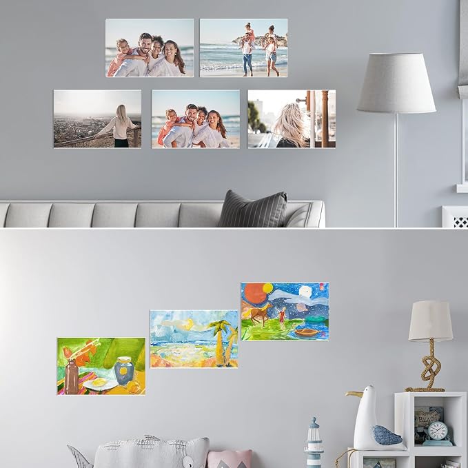EHWINE 8 Pack 11x17 Wall Mount Acrylic Sign Holder, Horizontal Wall Signs Photo - Image 8