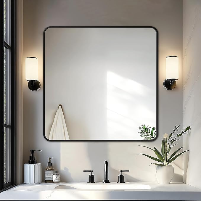 Delma Bathroom Vanity Mirror, High-Definition Bathroom Mirror, Versatile by Delma