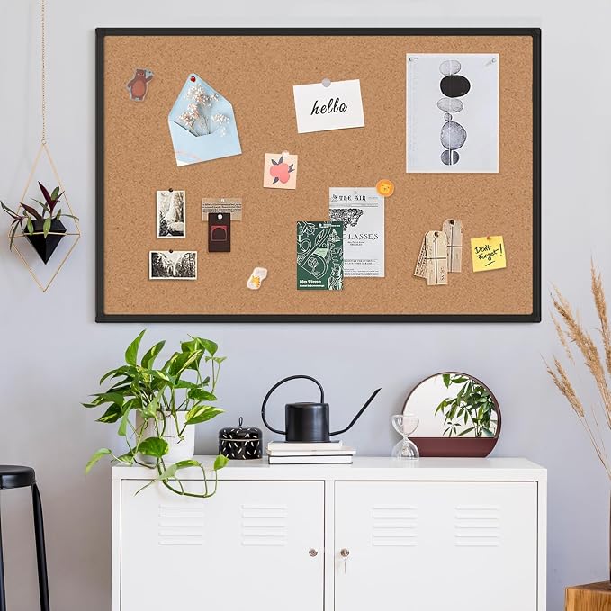 Cork Board Bulletin Board 48" x 36", Office Board - Image 2