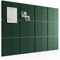 Bumusty Large Felt Bulletin Board, 30 Push Pins, 70 Adhesive Tabs, Pine Green by BUMUSTY