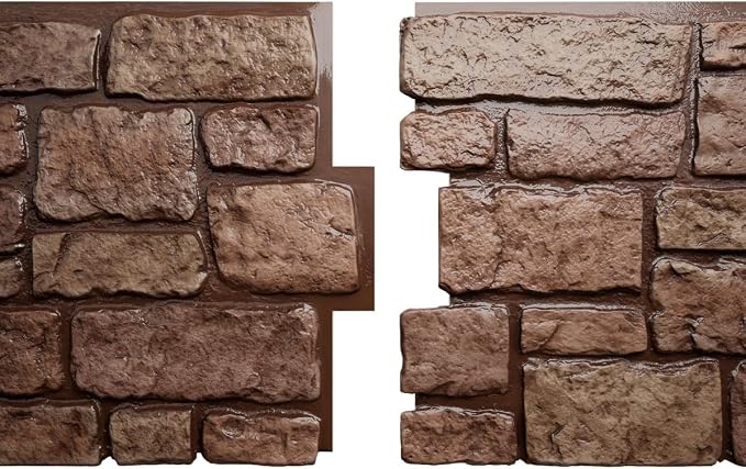 EverStone Cobblestone Faux Stone Panel, Texas Color - Image 8