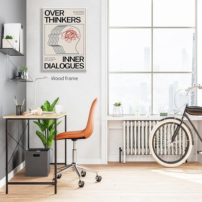 Maximalist Vintage Mental Health Posters Retro Unique Eclectic Wall Art 16x24 - Image 6