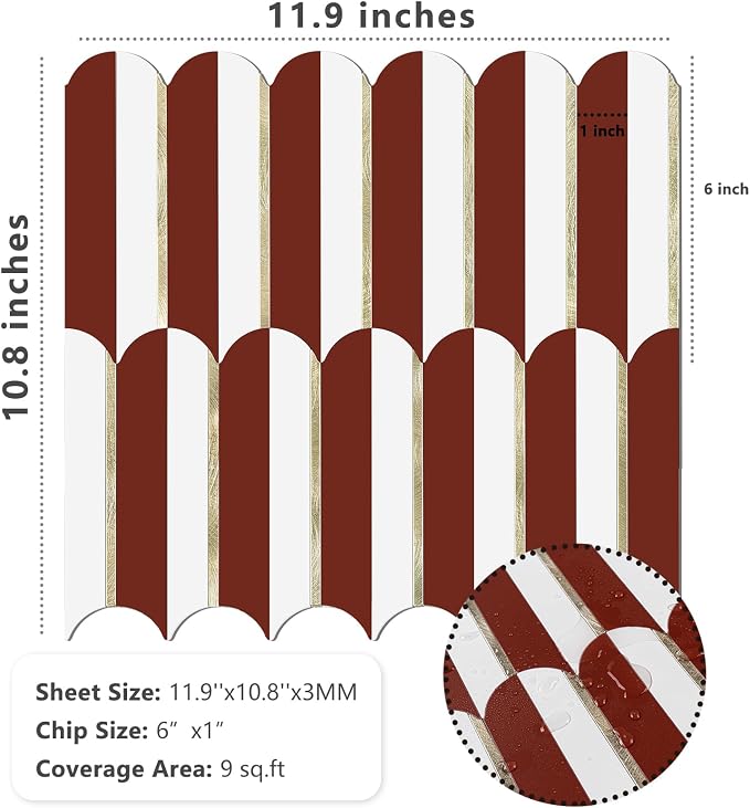 Vamos Tile Peel and Stick Backsplash Seamless Tile - Image 2