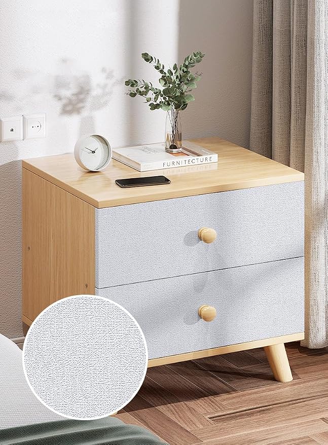 Abyssaly White Wallpaper Peel and Stick 118"X17.7" Contact Paper - Image 4