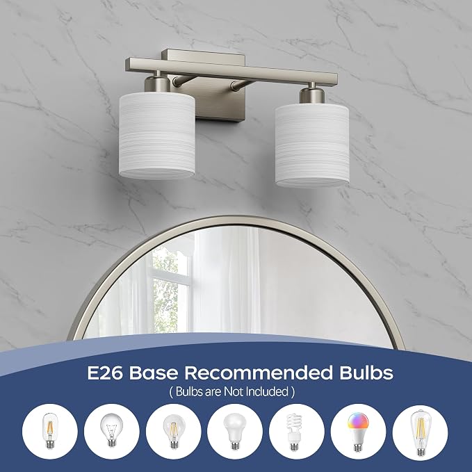 PARTPHONER Bathroom Light Fixtures, Bathroom Lighting Fixtures Over Mirror - Image 4