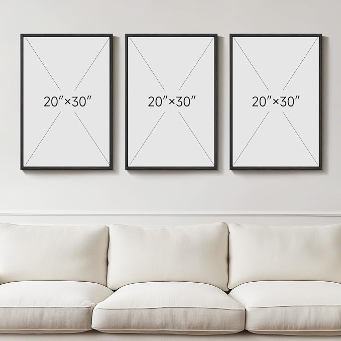 Framed Abstract Coastal Wall Art - Image 3