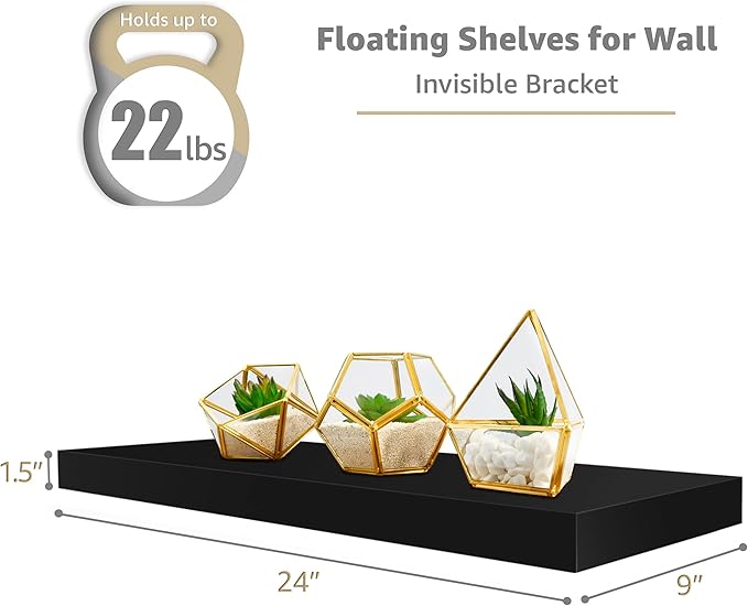 Sorbus Floating Shelves for Wall - Image 3