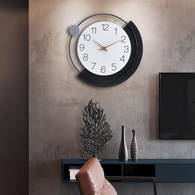 Dankeit Decorative Wall Clock, Silent Non-Ticking Quartz Battery Operated - Image 5