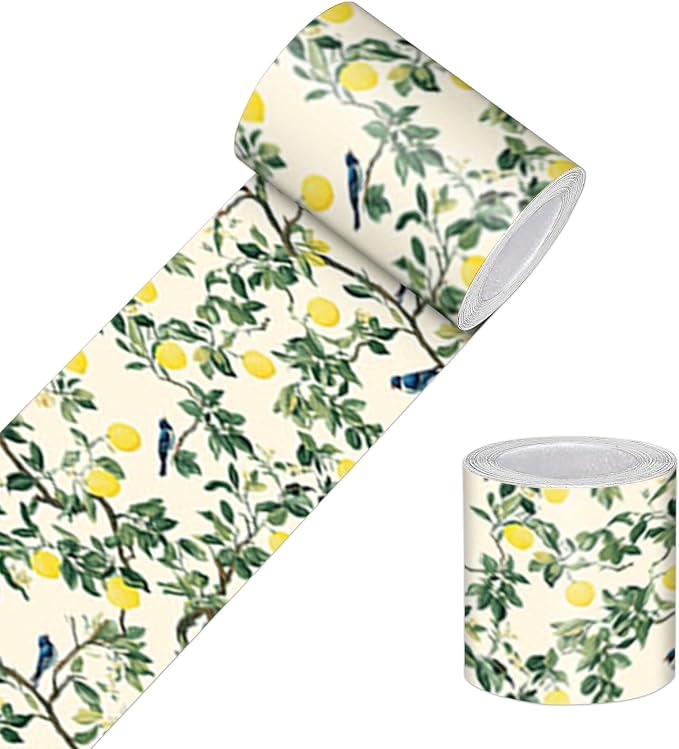 HOMETITUTE Wallpaper Border Peel and Stick Decorative Wall Trim Self Adhesive by HOMETITUTE