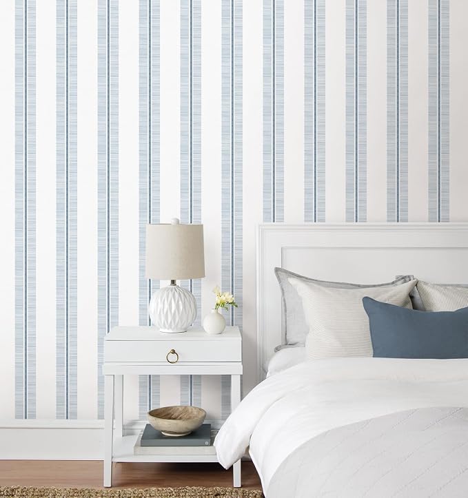 NextWall Beach Towel Stripe Peel and Stick Wallpaper - Image 2