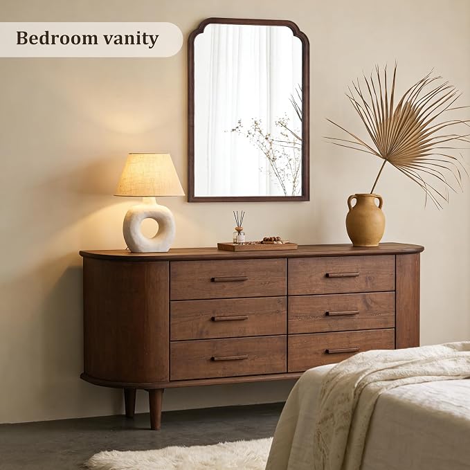 WallBeyond 28" x 40" Wood Bathroom Mirror - Image 2