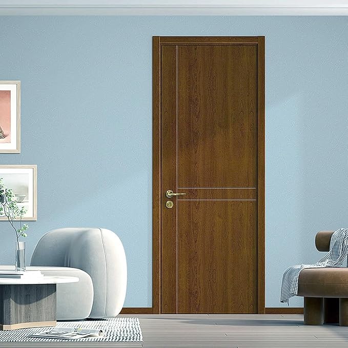 Light Blue Contact Paper Peel and Stick Wallpaper Removable Silk Embossed Wall - Image 6