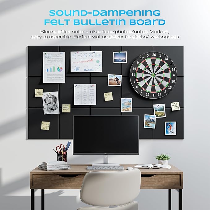 22 Pack Self-Adhesive Acoustic Panels, Soundproof Wall Panels - Image 4
