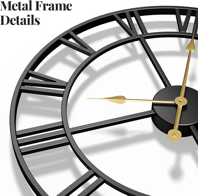 Cuspin Large Wall Clock 30 Inch Clocks - Image 4