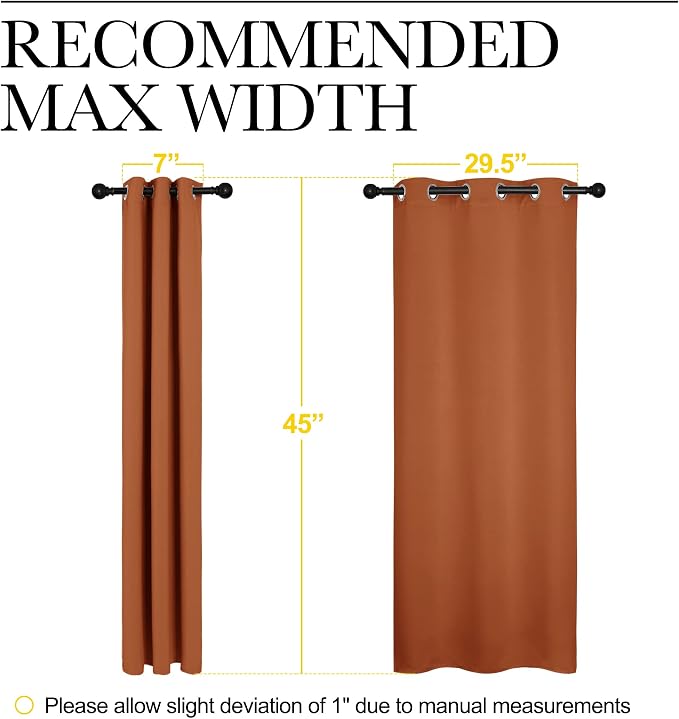 NICETOWN Window Curtains Blackout Drapes, Thermal Insulated Christmas - Image 7