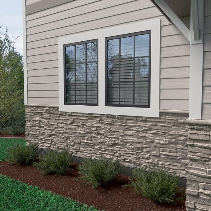 EverStone Canyon Ridge Faux Stone Panel, 45 3/4"W x 24 1/2"H x 1 1/4"D - Image 12