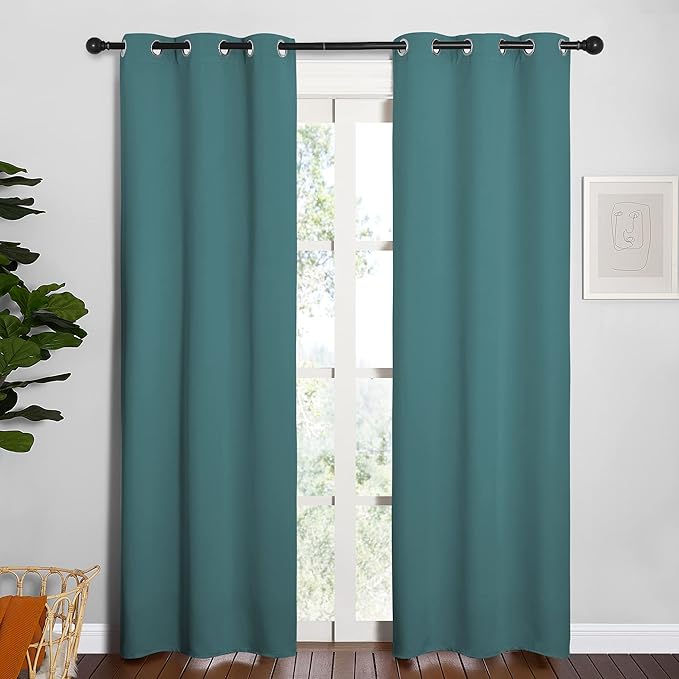 NICETOWN Window Curtain Panels, Thermal Curtains Insulated Solid Grommet by NICETOWN