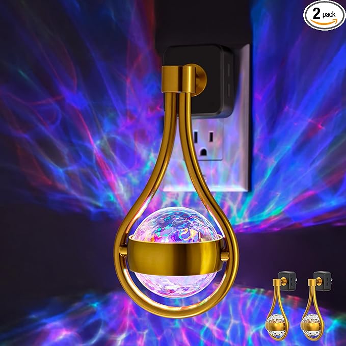 Briignite RGB Night Lights Plug into Wall, Color Changing Nightlight by WelcometoBriigniteenjoyyourtimehere