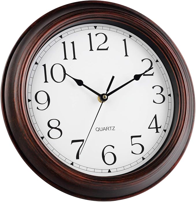 KECYET 12 Inch Wall Clocks Battery Operated Silent Non-Ticking Wall Clock - Image 2