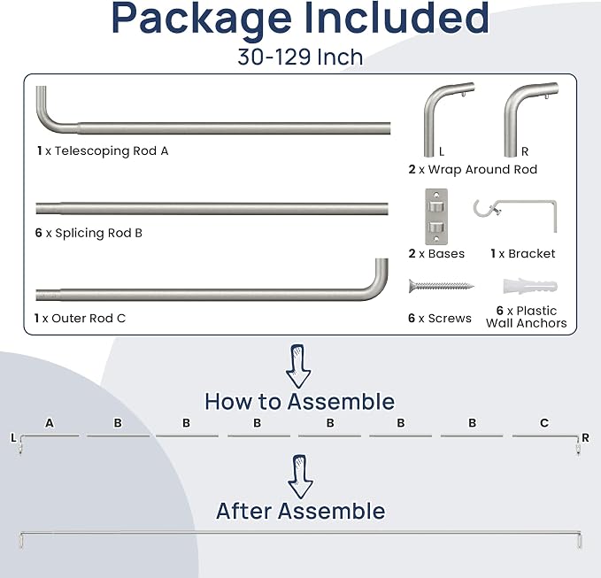 ENJOYBASICS Blackout Curtain rod - Image 8