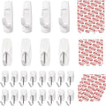 Sinfuo 24 Hooks for Hanging Variety Pack, Adhesive Wall Hooks Heavy Duty by Sinfuo