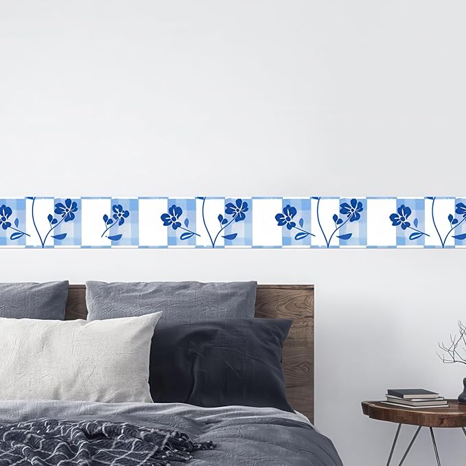 HOMETITUTE Wallpaper Border 4x196 Inch Peel and Stick PVC Wall Border Wallpaper - Image 7