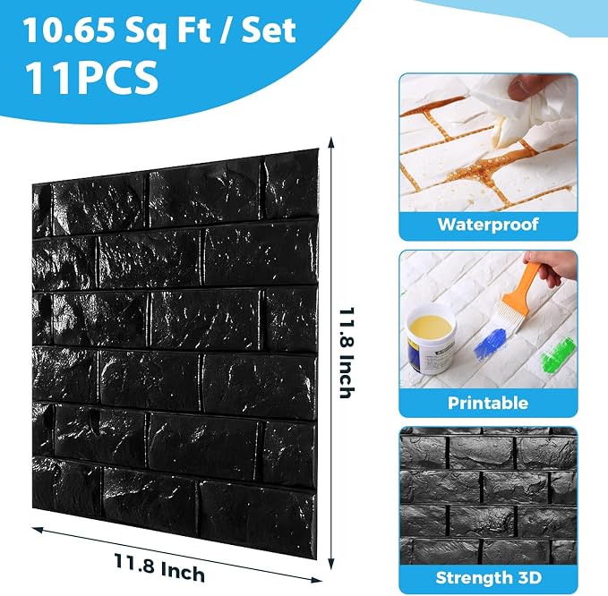 Circloophs 3D Wall Panels Stick and Peel - Image 2