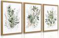 LLEEMPI Sage Green Wall Art Set of 3, Modern Watercolor Botanical Wall Decor by Unknown