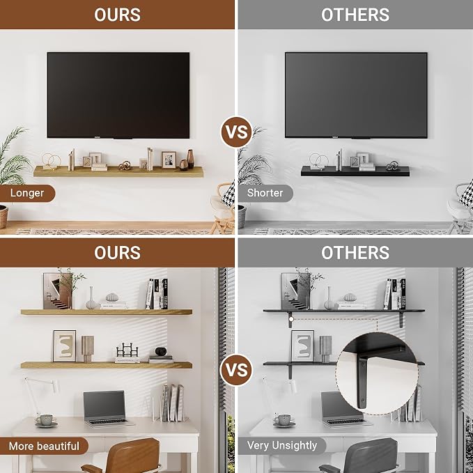 Heimlove 32 Inch Floating Shelves - Image 4