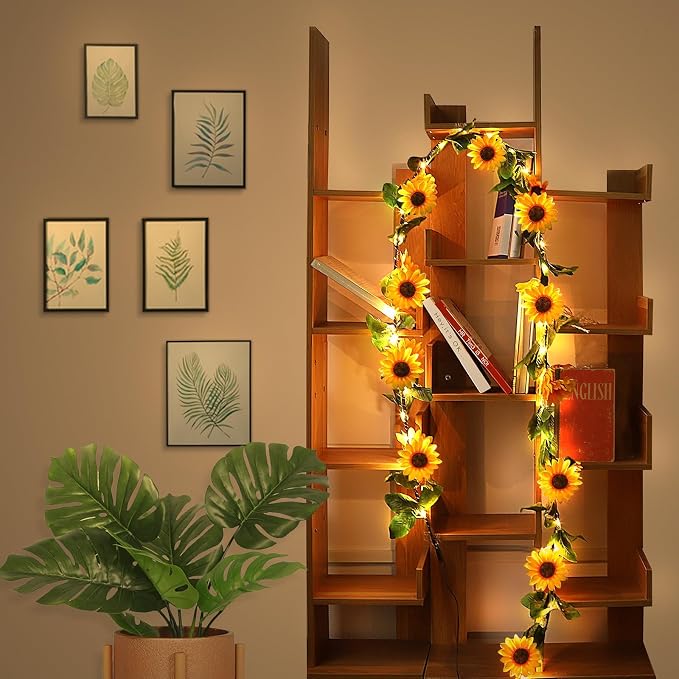 GOESWELL Artificial Sunflower Garland - Image 8