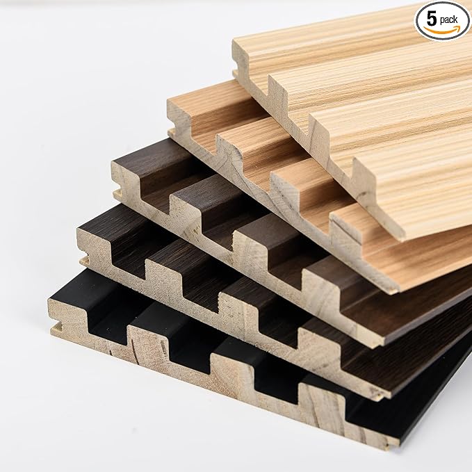 Art3d Slat Wood Wall Paneling for Interior and Ceiling Decoration by Art3d