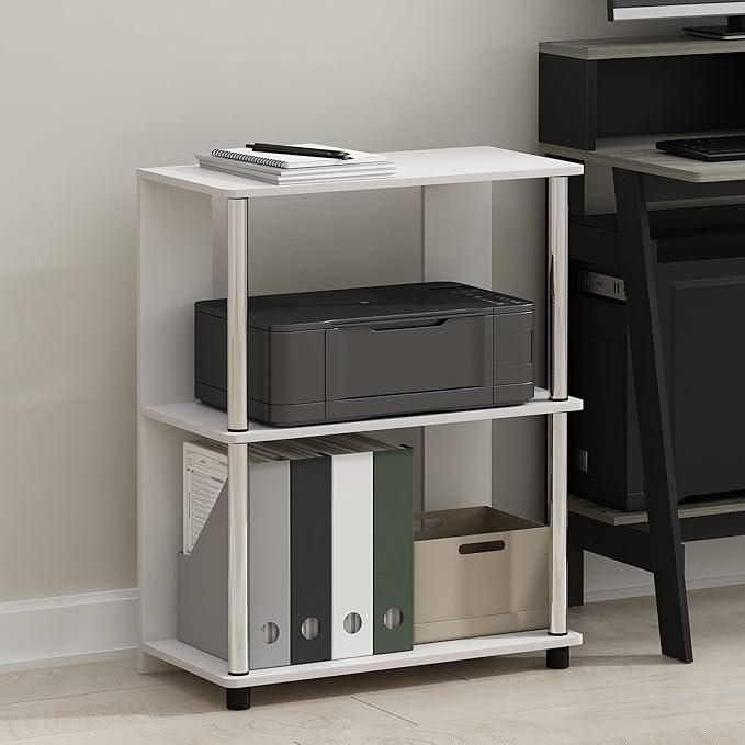 Furinno Jaya Simple Design 3-Tier Bookcase / Bookshelf / Display Rack - Image 2