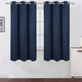 LEMOMO Navy Blue Blackout Curtains 40 x 63 Inch Length/Set of 2 Curtain by Lemomo