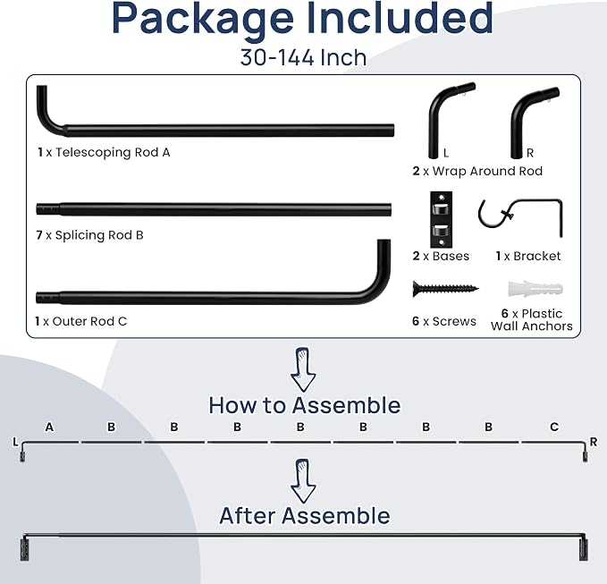 ENJOYBASICS Blackout Curtain rod - Image 8