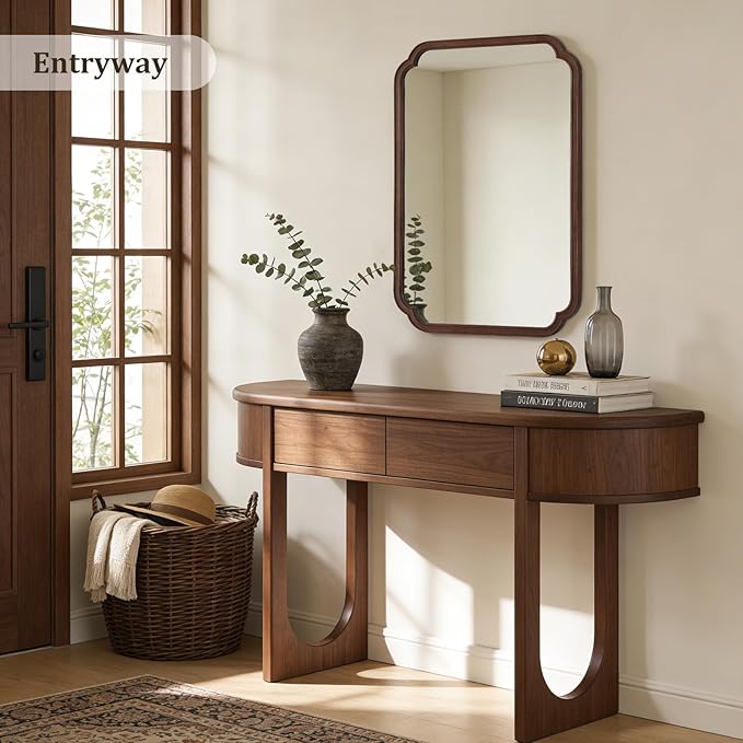 WallBeyond 28" x 40" Wood Bathroom Mirror - Image 3