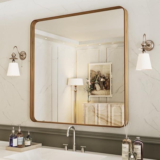 LOAAO 38X38 Inch Bathroom Mirror - Image 8