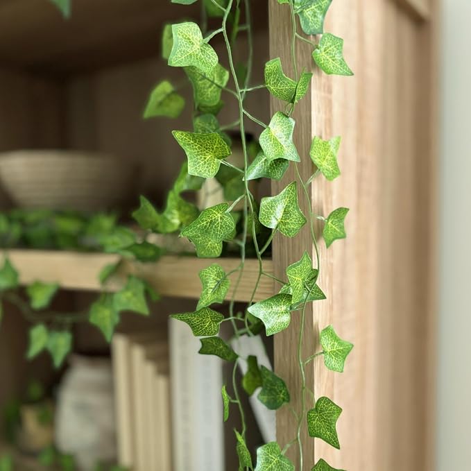 CQURE 120Pack 840Ft Artificial Ivy Fake Vines, Ivy Garland Greenery Garland - Image 8
