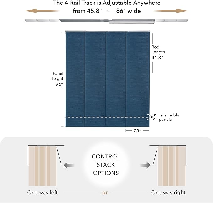 GoDear Design Adjustable Vertical Blinds - Image 4