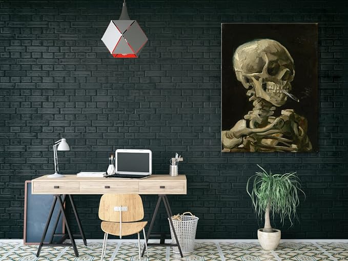 Wieco Art Large Canvas Wall Art Skull of a Skeleton - Image 4