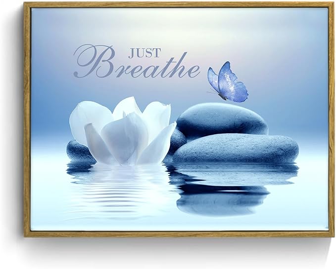 EOBTAIN Floral Zen Framed Wall Art by EOBTAIN