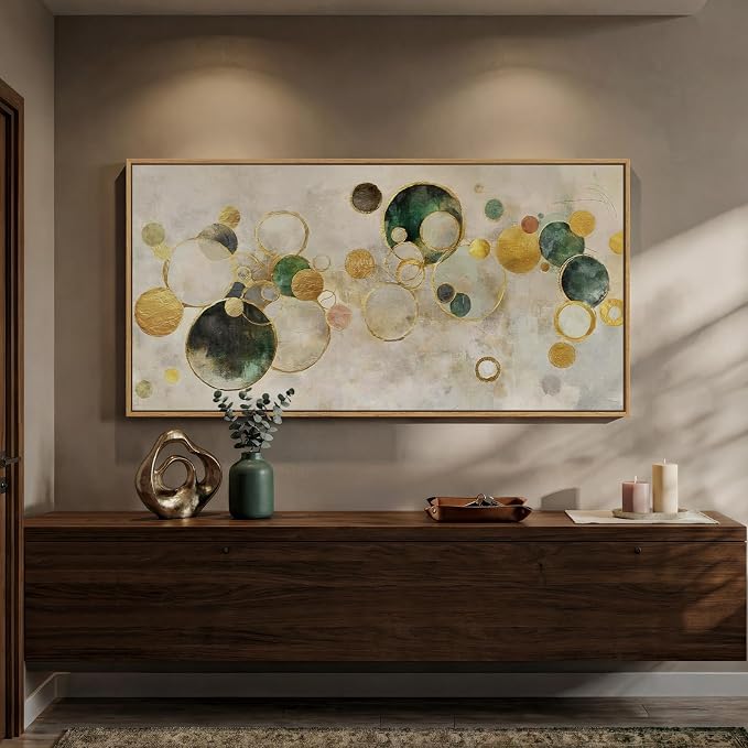 Extra Large Framed Abstract Wall Art - Image 4
