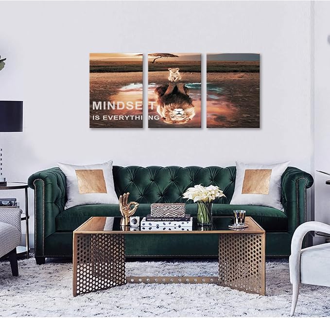 KAWAHONE Inspiration Quotes Wall Art, Motivational Determination Patience - Image 5
