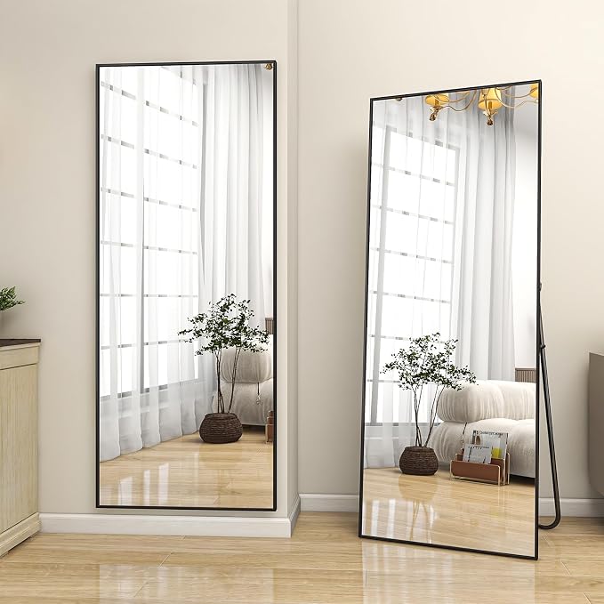 BEAUTYPEAK Full Length Mirror 64"x21" Nano Glass, Standing Rectangle Floor - Image 7